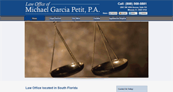 Desktop Screenshot of michaelgarciapetitpa.com
